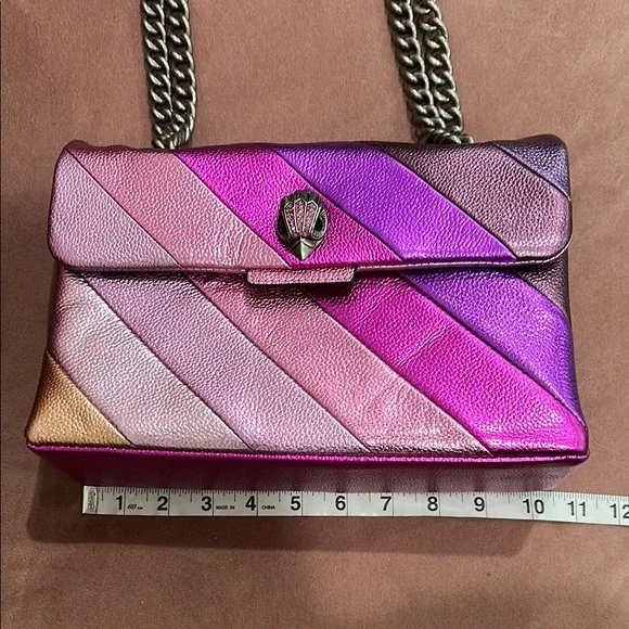 Kurt Geiger Pink and Purple Shoulder Bag THE KENSINGTON - Picture 4 of 14